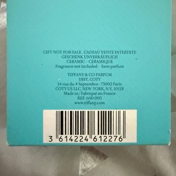 Tiffany & Co. Ceramic Tile Fragrance Diffuser with Scent - Picture 6 of 7